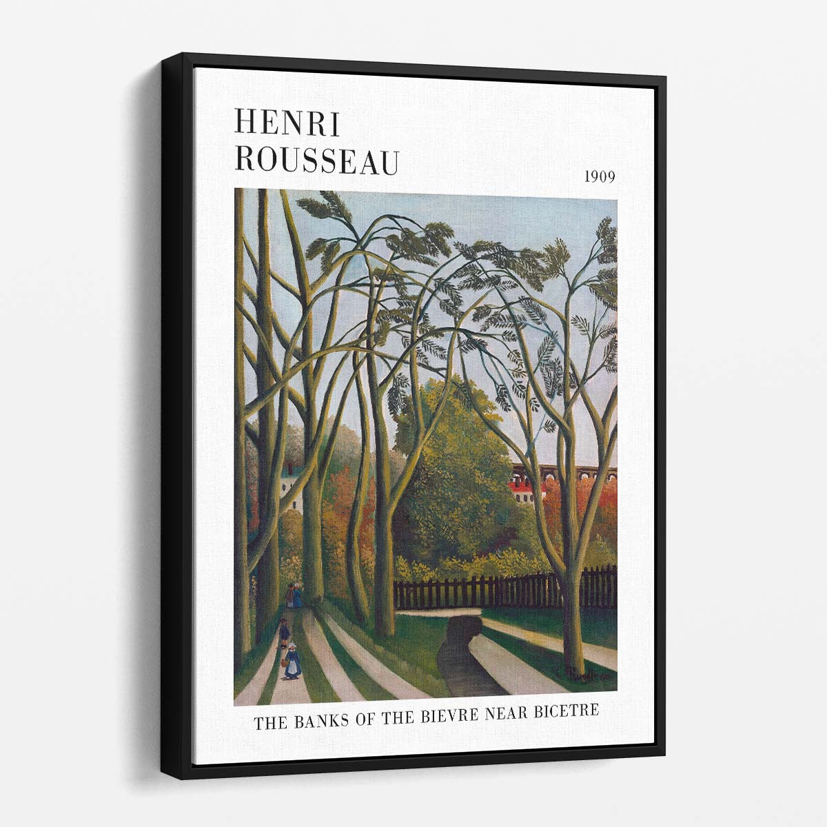 1909 Henri Rousseau Acrylic Landscape Painting Poster by Luxuriance Designs, made in USA