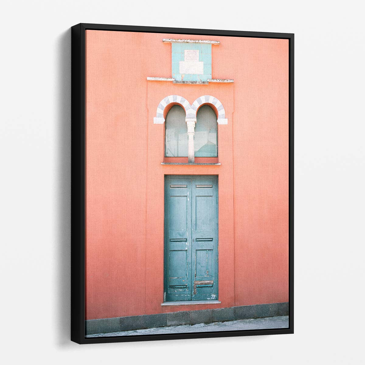Capri Door Italy Pastel Photography Art by Raisa Zwart by Luxuriance Designs, made in USA