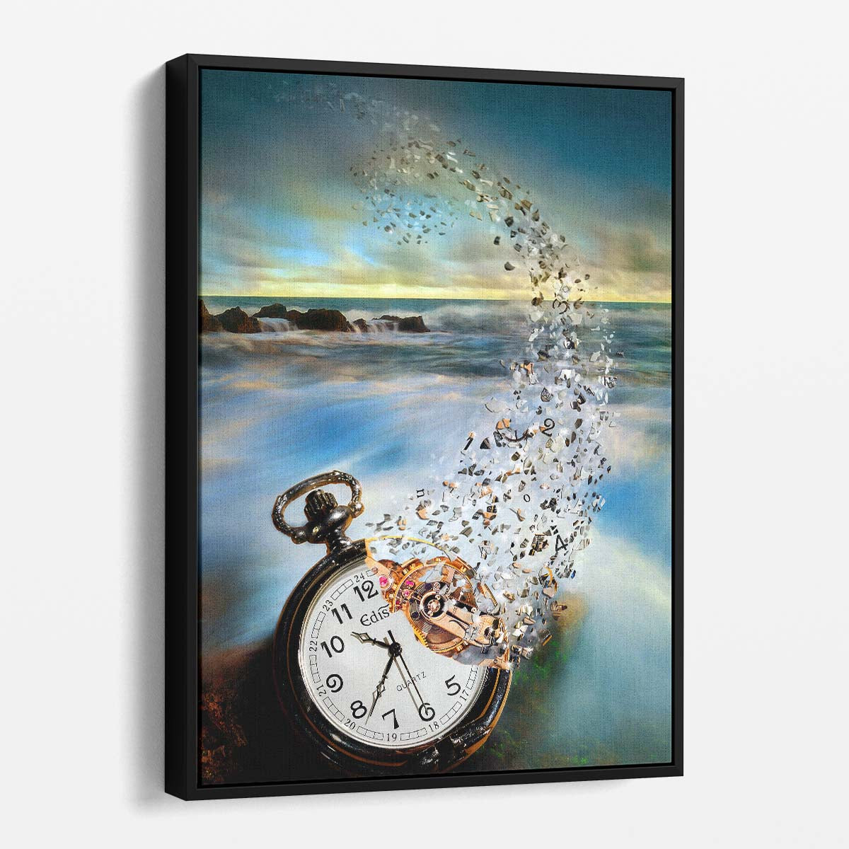 Surreal Time Vanishing Photography Art by Sandy Wijaya by Luxuriance Designs, made in USA