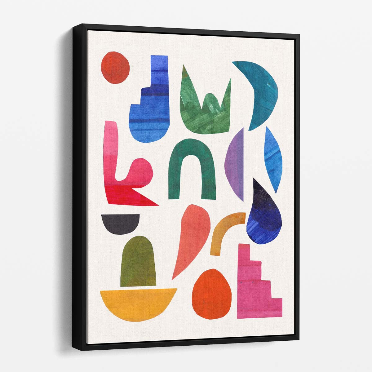 Colorful Geometric Abstract Illustration, Toy Box by Ejaaz Haniff by Luxuriance Designs, made in USA