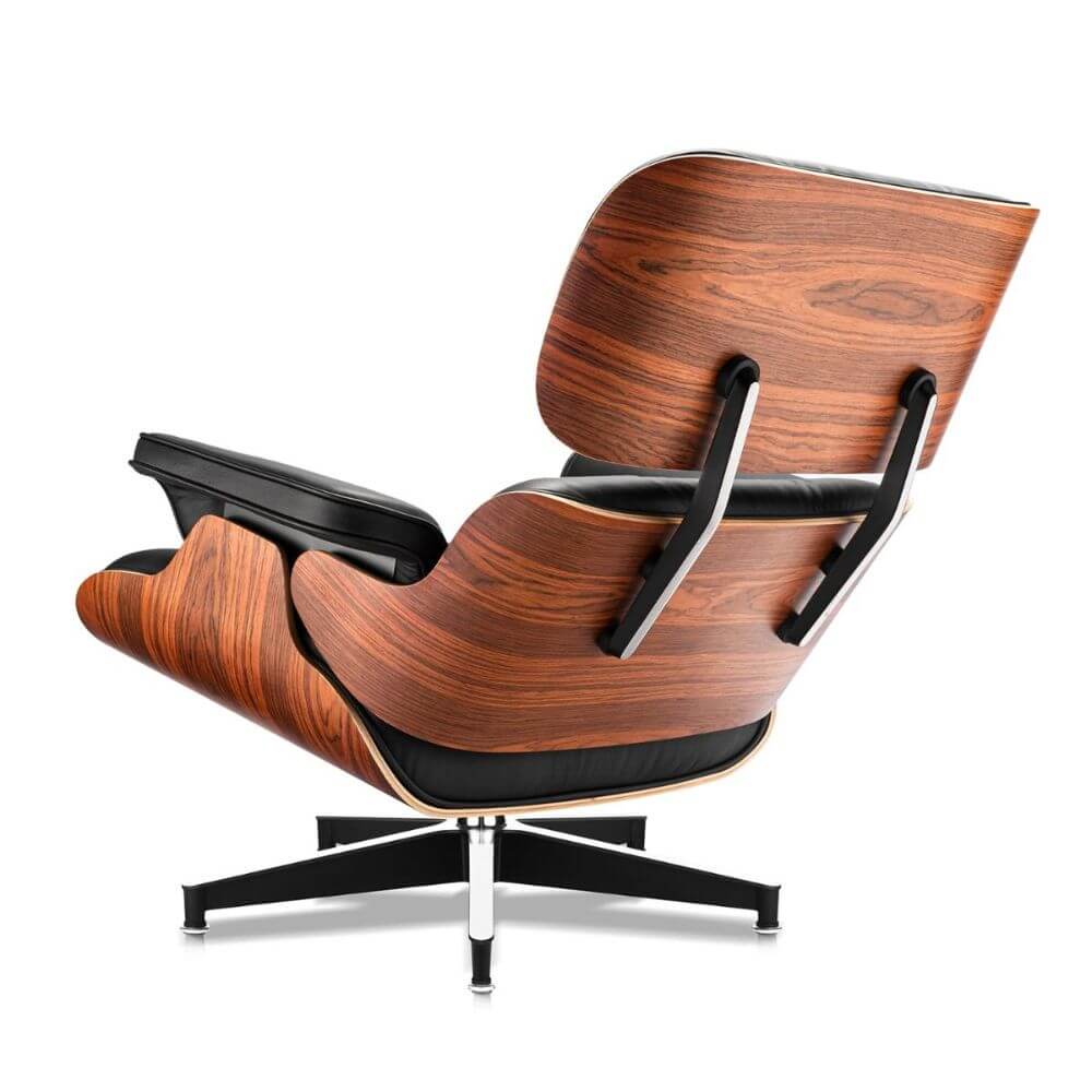 Luxuriance Designs - Eames Lounge Chair and Ottoman Replica (Premium Tall Version) - Back View - Review