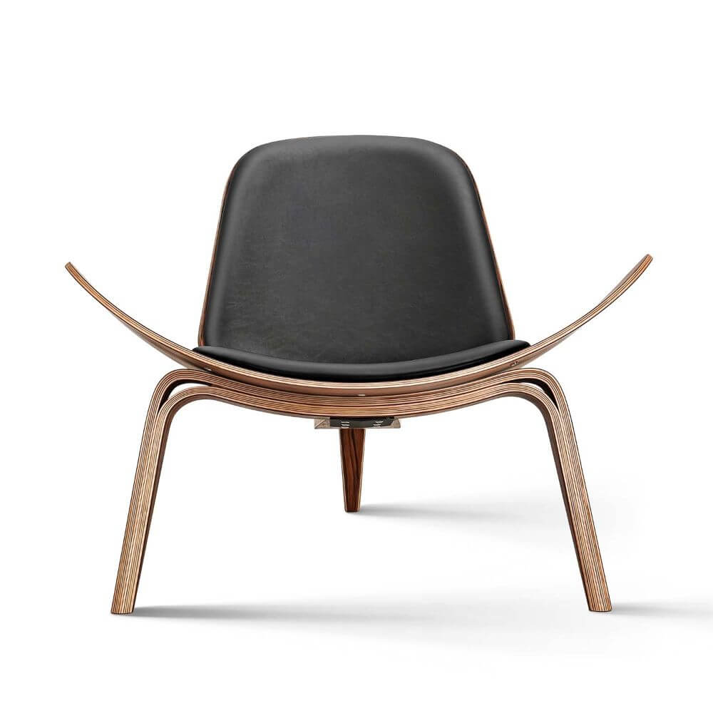 Luxuriance Designs - Hans Wegner's CH07 Shell Chair Replica Front View - Review