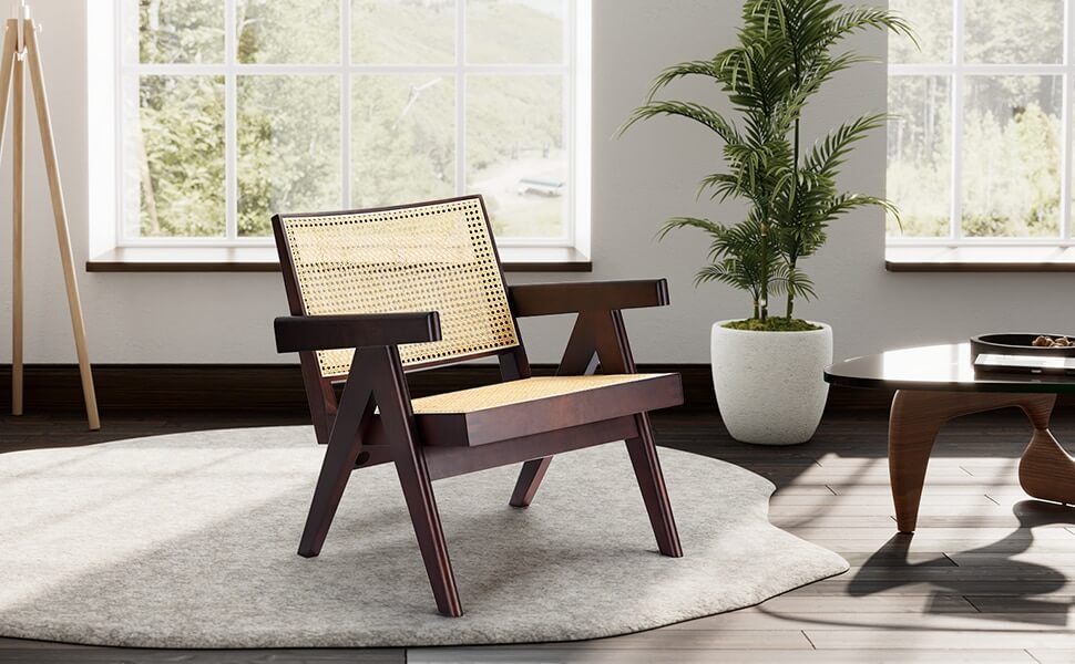 Luxuriance Designs - Chandigarh Solid Wood Rattan Leisure Chair - Review