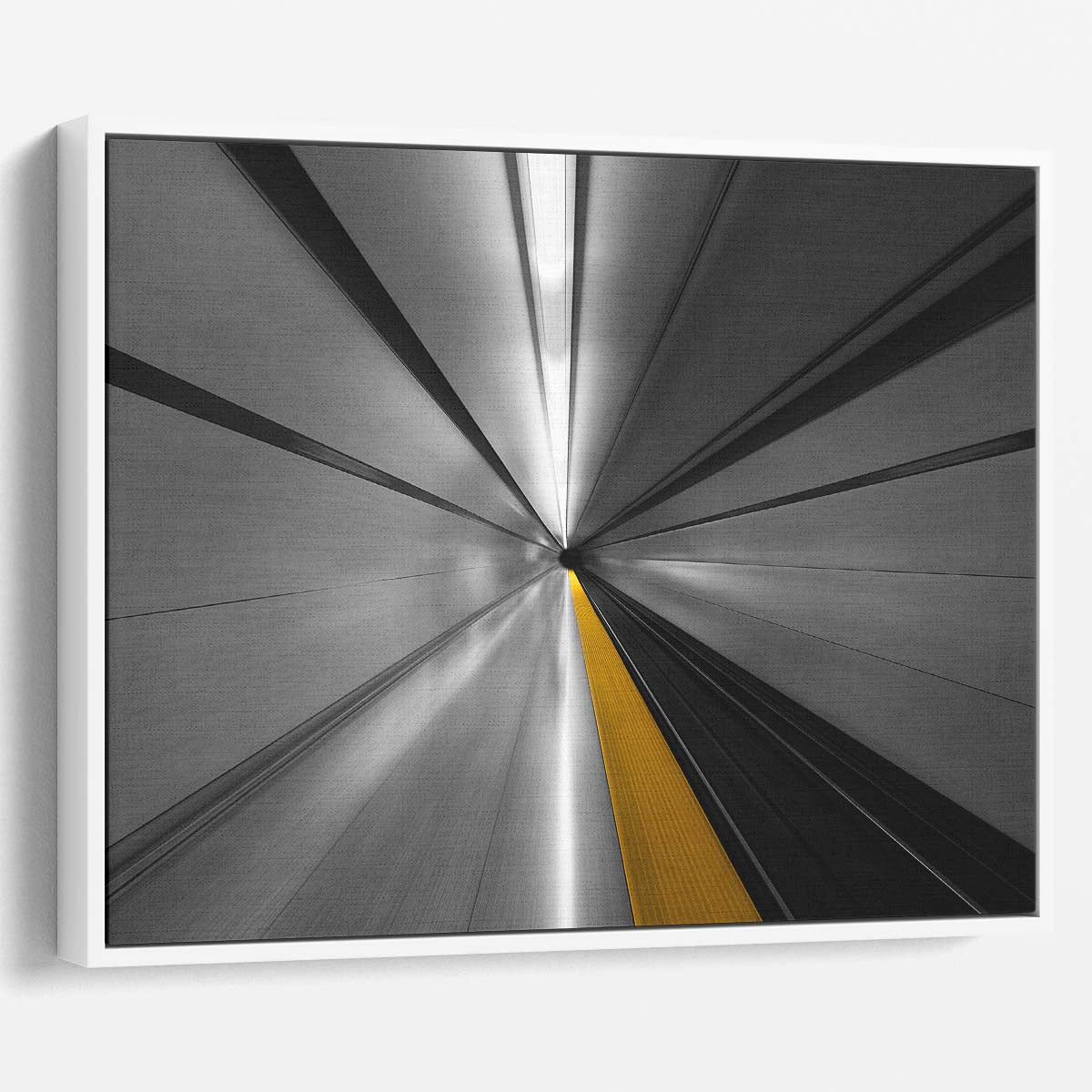 Toronto Subway Speed Lines Abstract Wall Art by Luxuriance Designs. Made in USA.