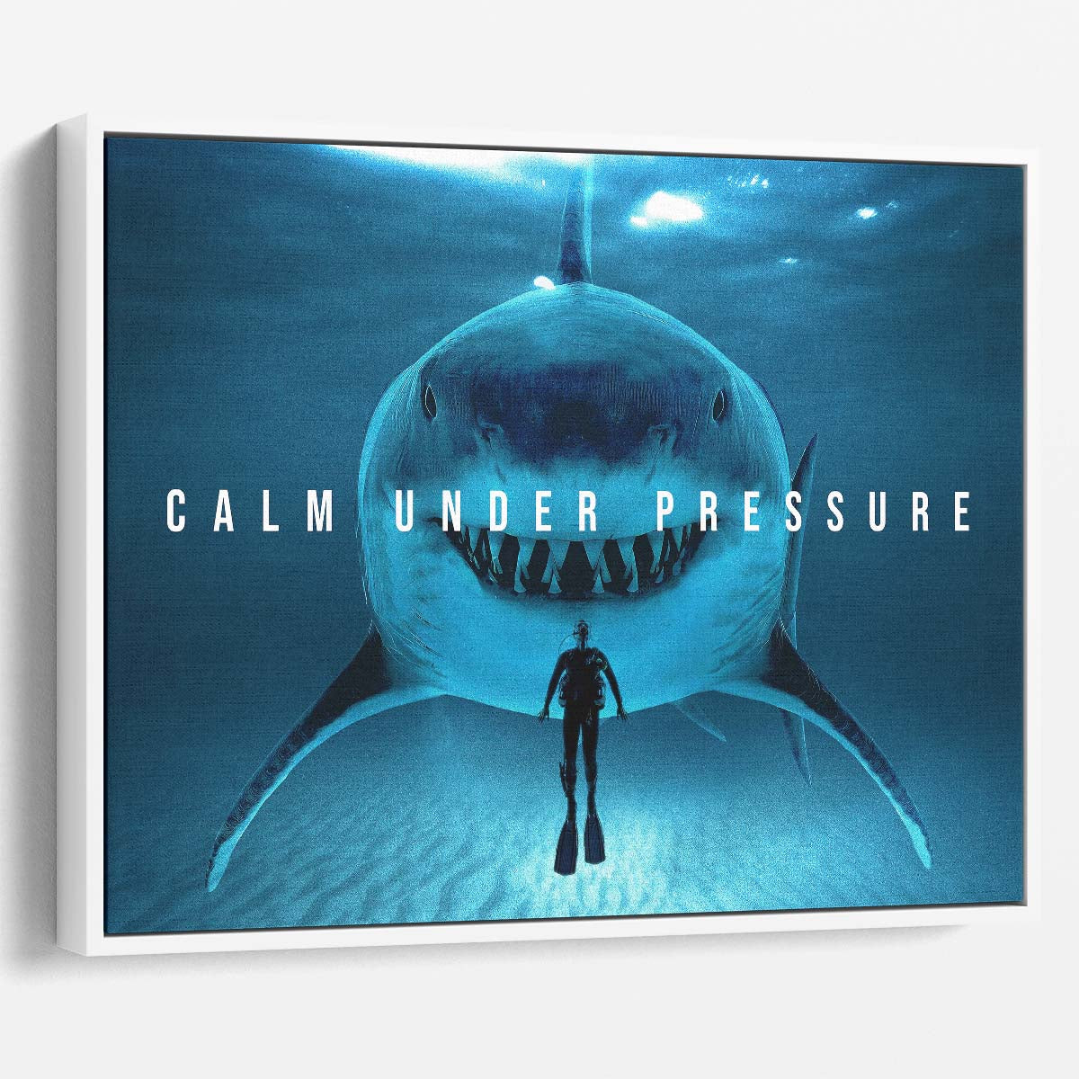 Calm Under Pressure Wall Art by Luxuriance Designs. Made in USA.
