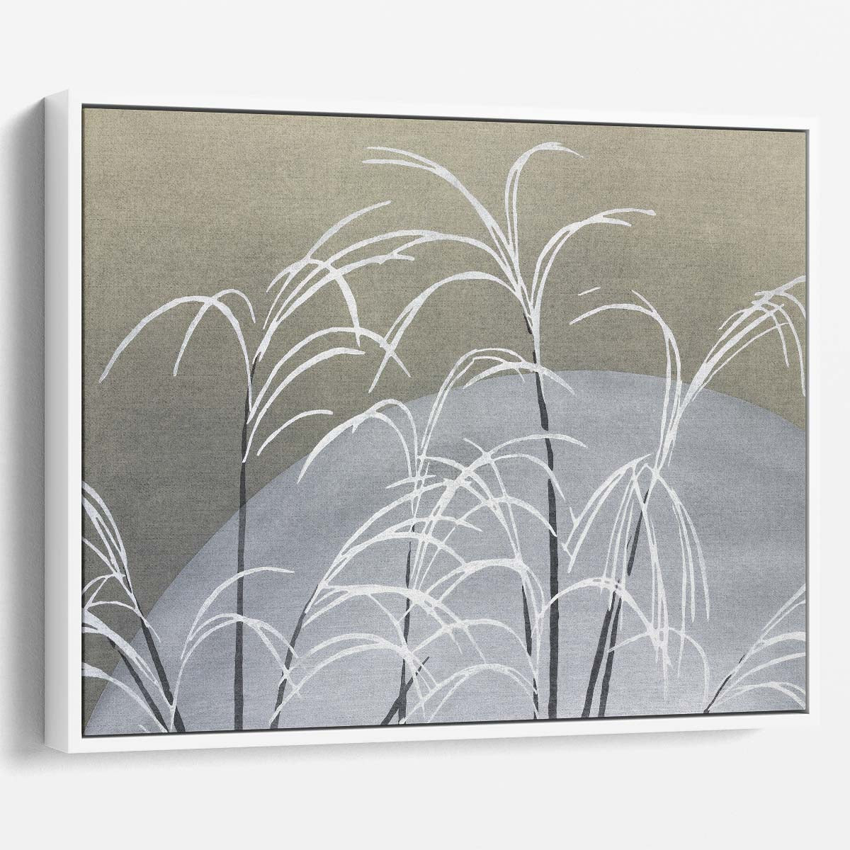 Vintage Sekka Snowy Frost Japanese Art Wall Art by Luxuriance Designs. Made in USA.