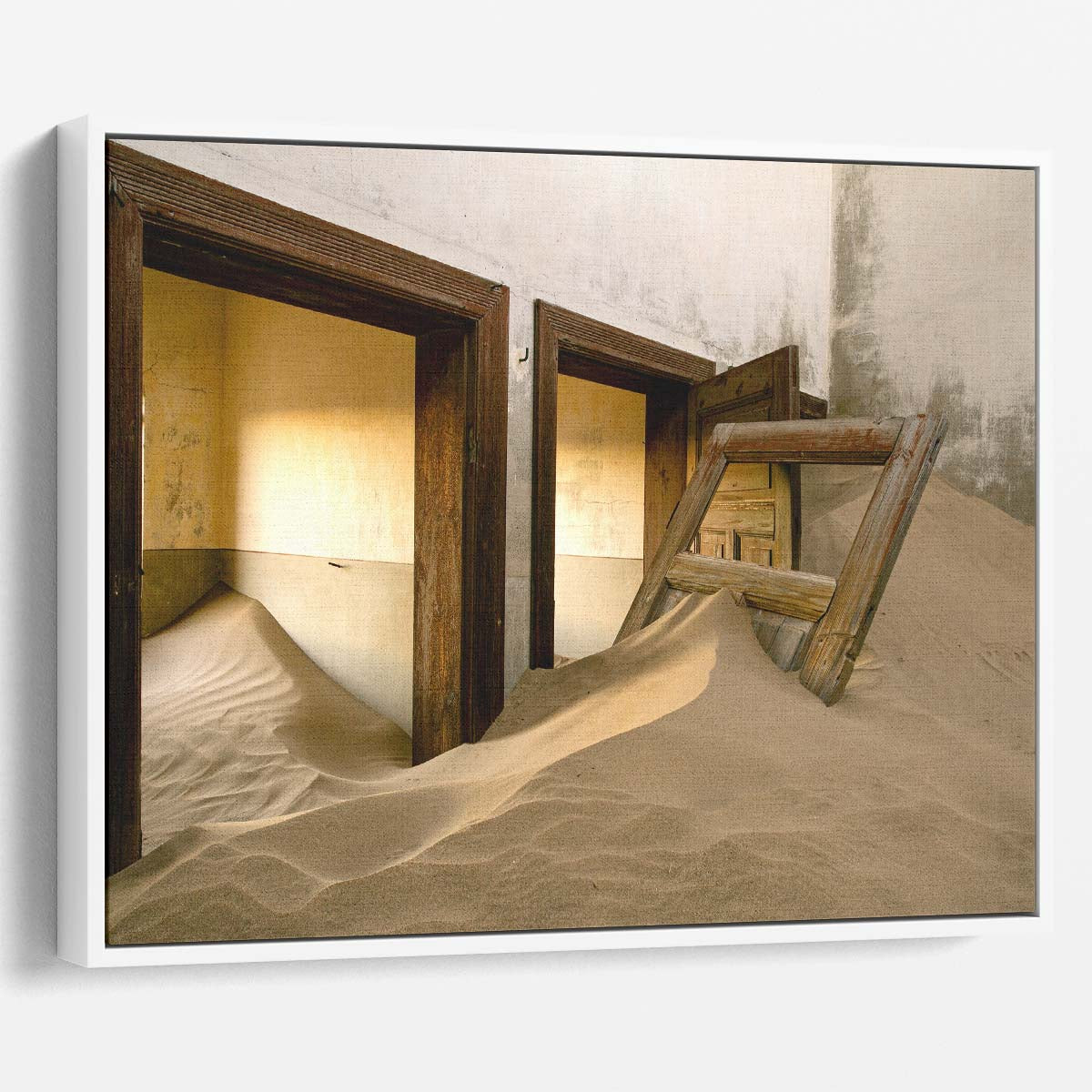 Abandoned Sand Dune House Urbex Wall Art by Luxuriance Designs. Made in USA.