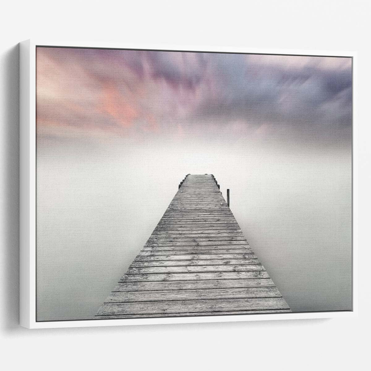 Misty Albufera Sunset Dreamy Long Exposure Seascape Wall Art