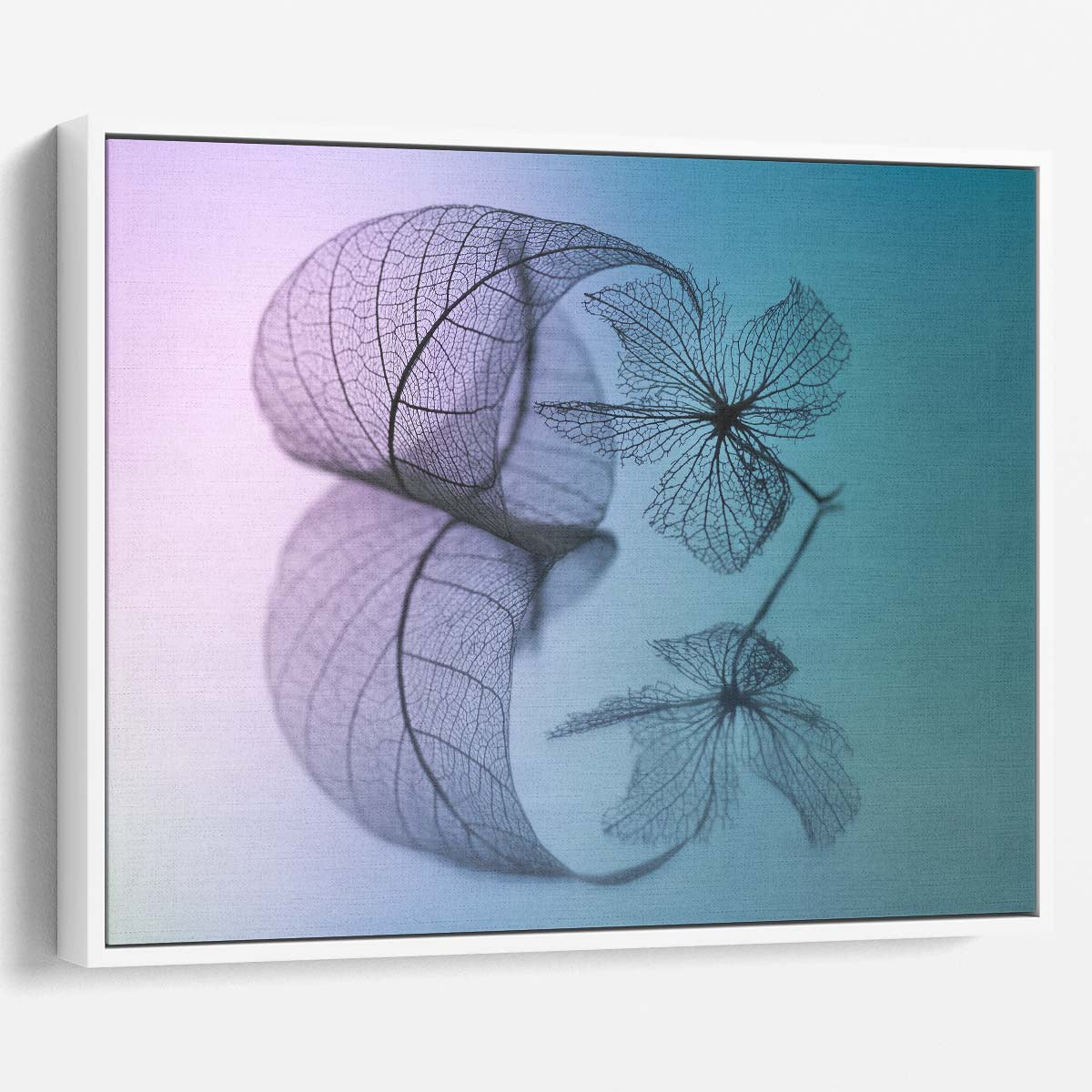 Vibrant Purple Floral Macro Minimalism Wall Art by Luxuriance Designs. Made in USA.