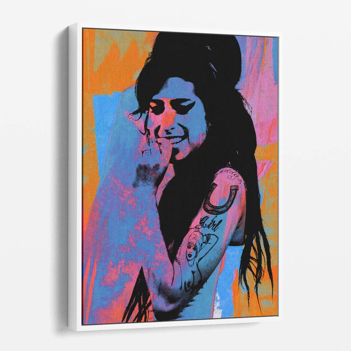 Amy Winehouse Portrait Wall Art by Luxuriance Designs. Made in USA.