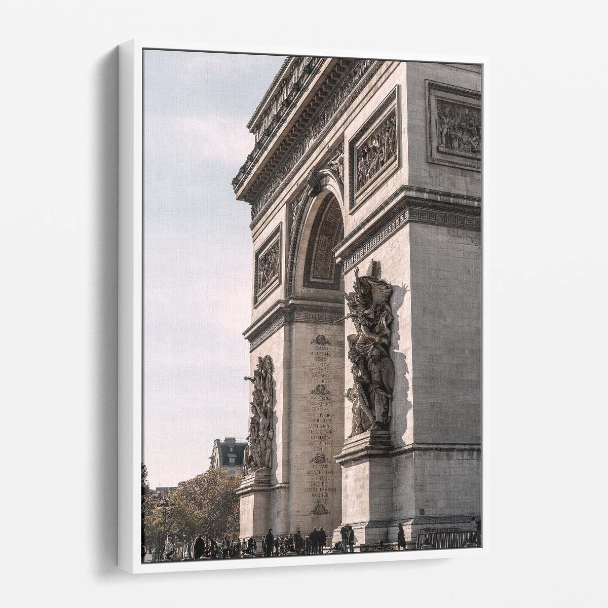 Paris Arc de Triomphe Iconic Architecture Photography Wall Art by Luxuriance Designs, made in USA