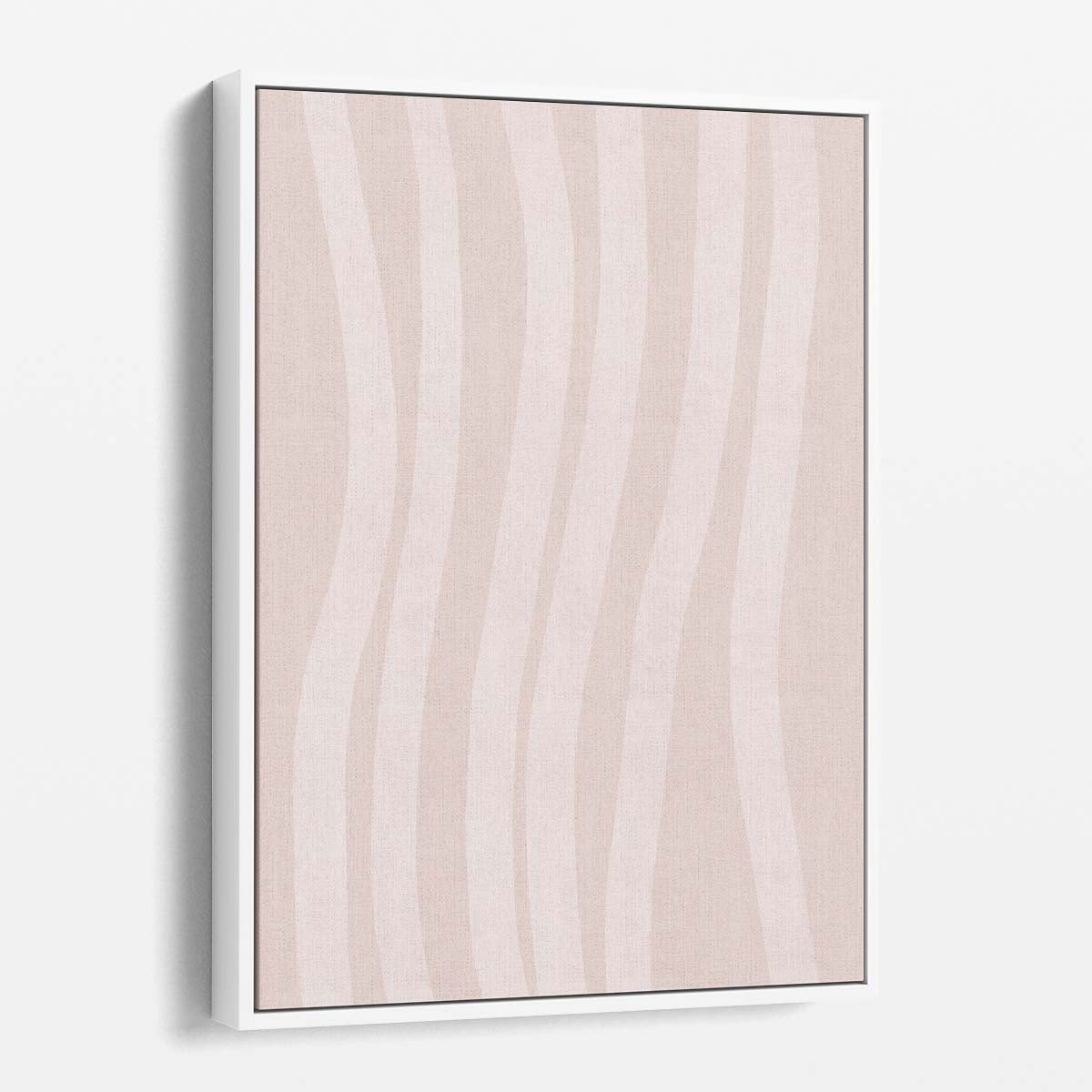 Abstract Pink Stripes Illustration Art by Uplusmestudio, Graphic Abstraction by Luxuriance Designs, made in USA