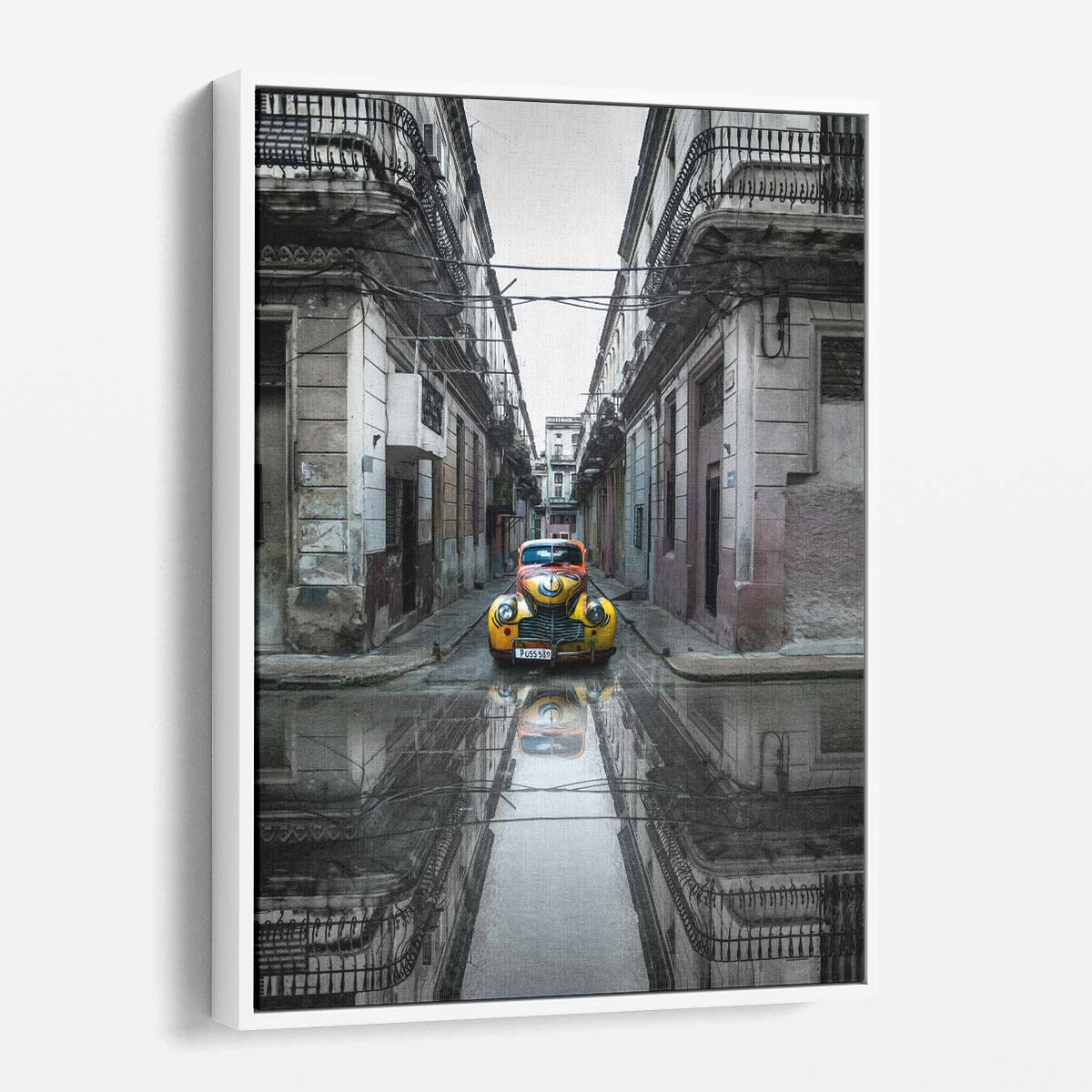 Vintage American Classic Car Street Photography, Havana Cuba by Luxuriance Designs, made in USA