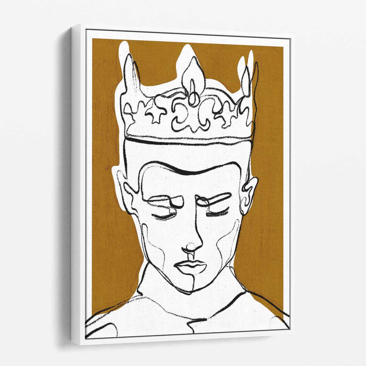 Royal King Prince Illustration, Treechild Line Art Drawing by Luxuriance Designs, made in USA