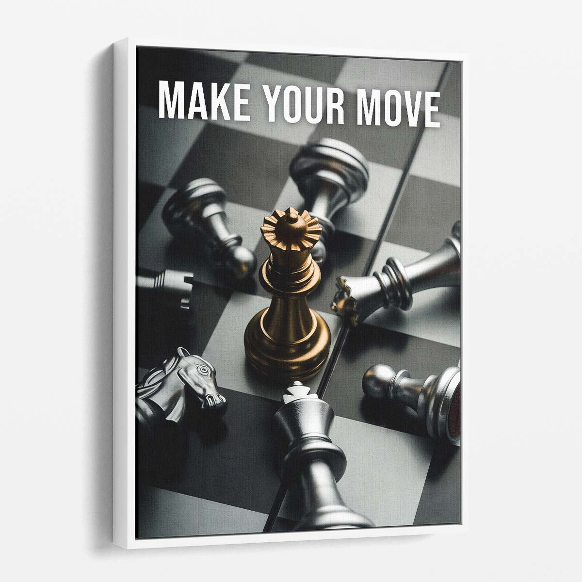 Make Your Move Wall Art by Luxuriance Designs. Made in USA.