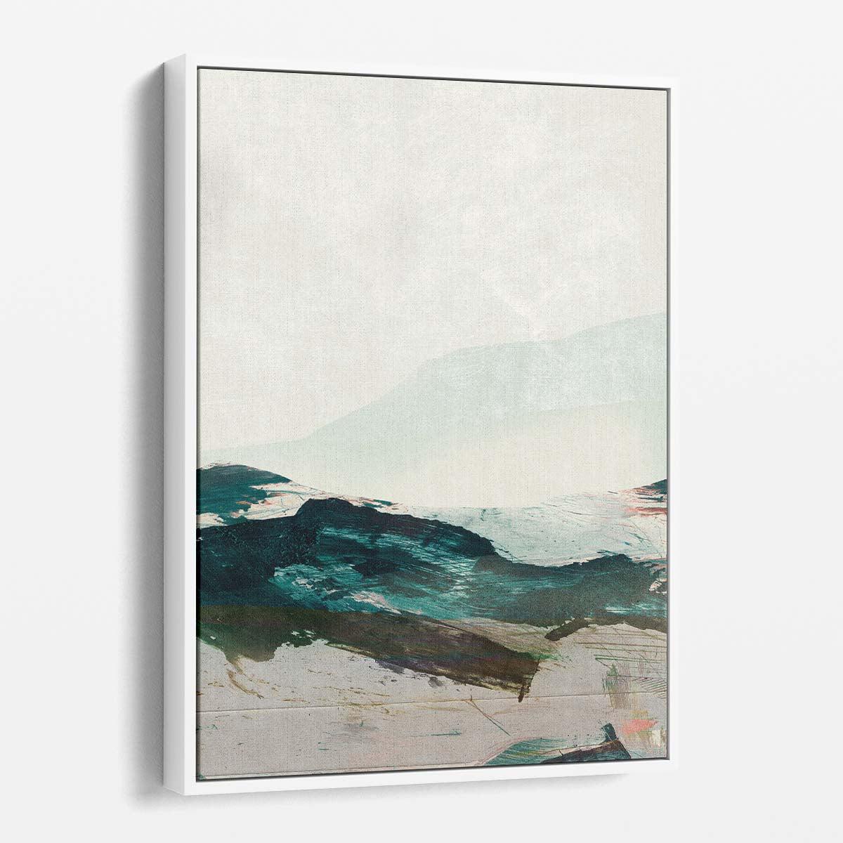 Dan Hobday's Modern Minimalistic Abstract Mountain Landscape Illustration by Luxuriance Designs, made in USA