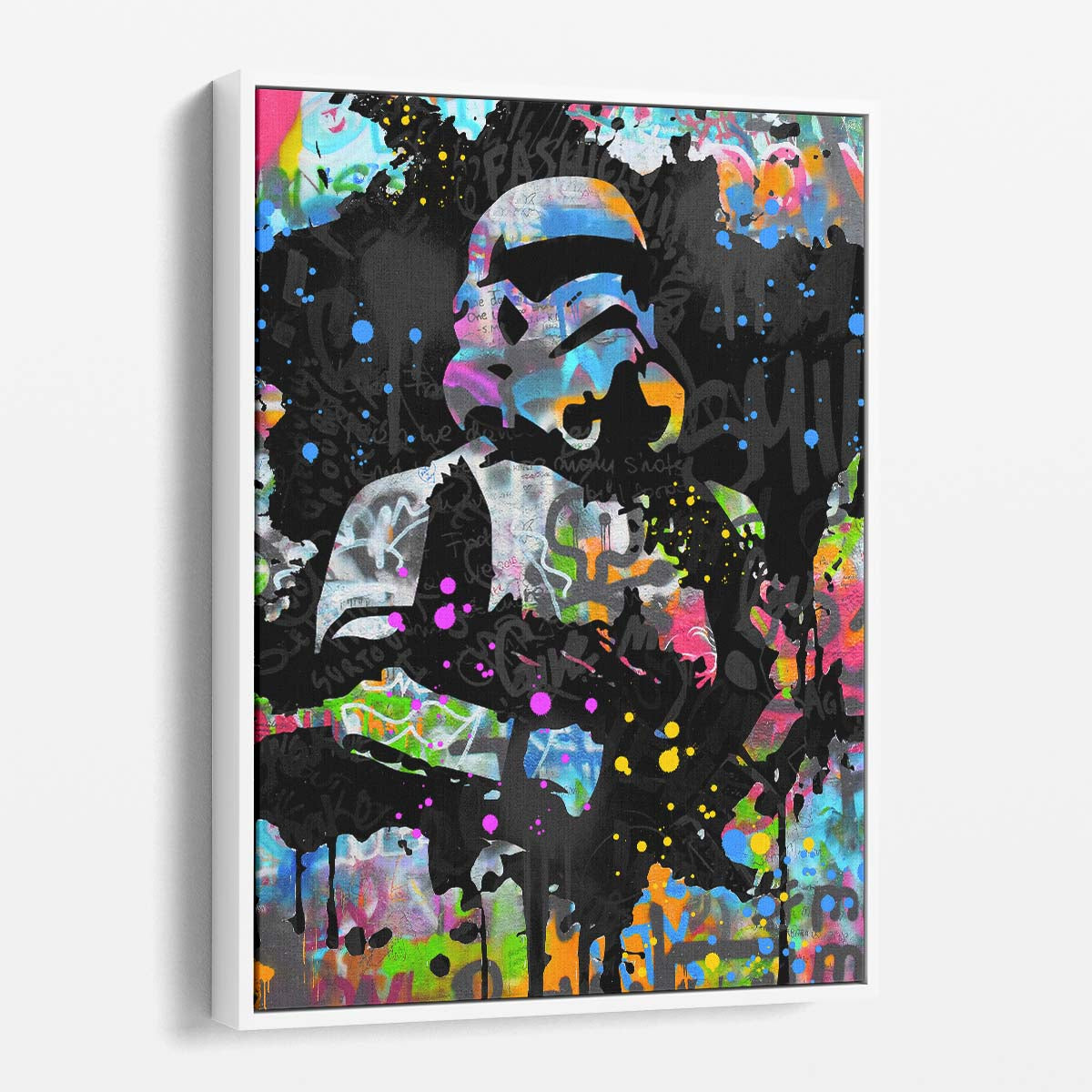 Storm Trooper Star Wars Graffiti Wall Art by Luxuriance Designs. Made in USA.