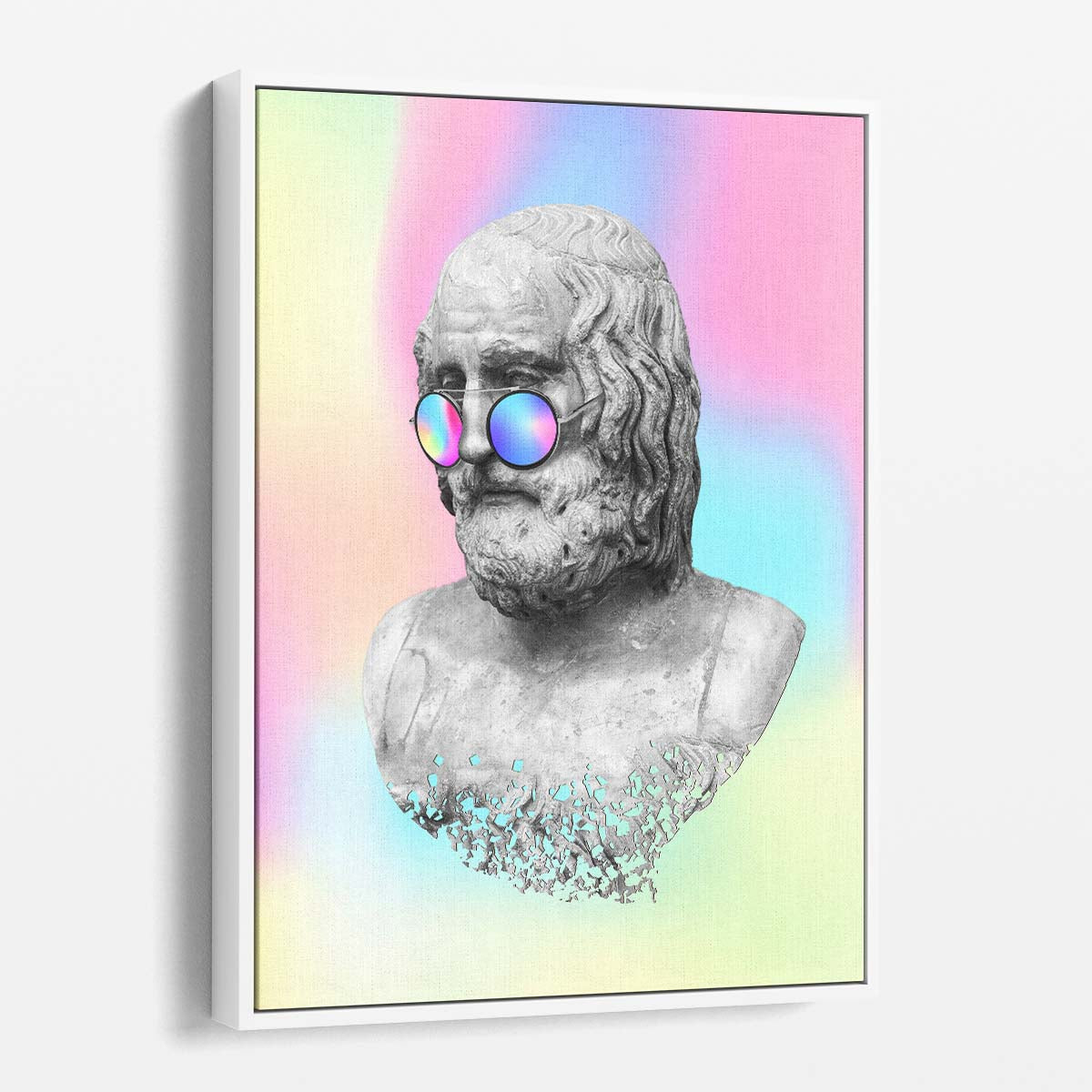 Fadil Roze's Holo-3D Greek Statue Illustration Vintage Neo-Renaissance Art by Luxuriance Designs, made in USA