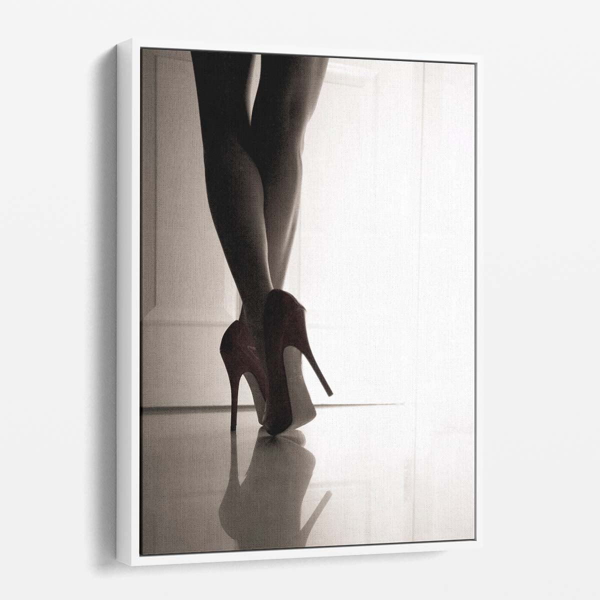 Sensual Abstract Photography - Woman in High Heels at Doorway by Luxuriance Designs, made in USA