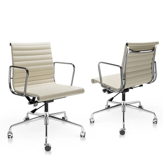 Luxuriance Designs - Eames Aluminum Group Chair - White Color and Low Back - Review