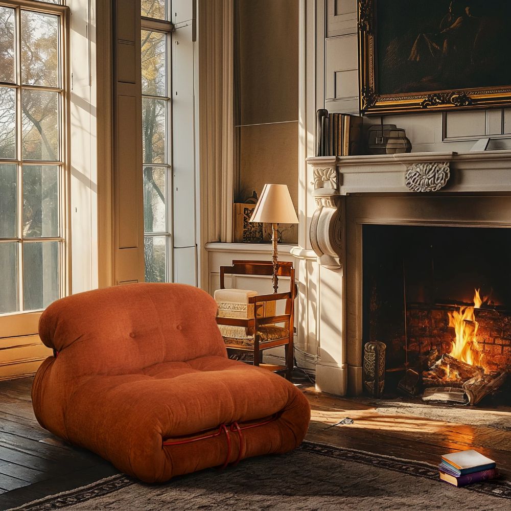Luxuriance Designs - Soriana Sofa Replica Chenille Orange - Review