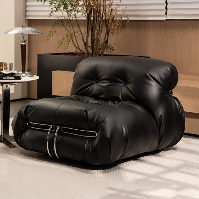 Luxuriance Designs - Soriana Sofa Replica Microfiber Leather Black - Review