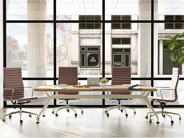 Eames Aluminum Group Office Chair | Genuine Leather